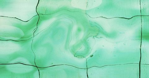 Abstract Fluid Artwork with Green Swirling Patterns