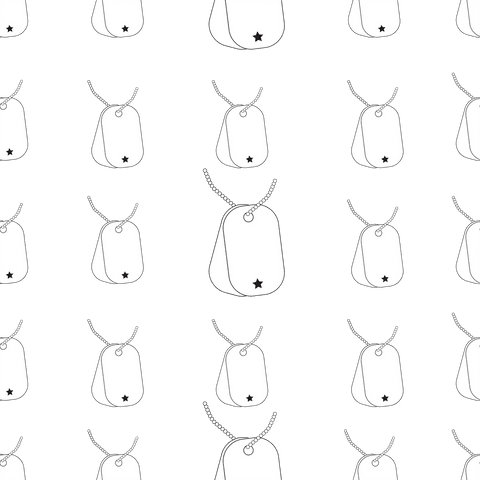 Military Dog Tags Pattern on Transparent Background - Download Free Stock Videos Pikwizard.com