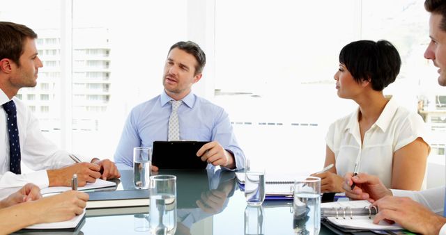 Business Team Holding Meeting in Modern Office - Download Free Stock Images Pikwizard.com