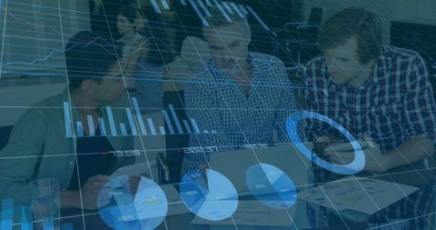 Business Team Analyzing Financial Data with Modern Technology - Download Free Stock Images Pikwizard.com