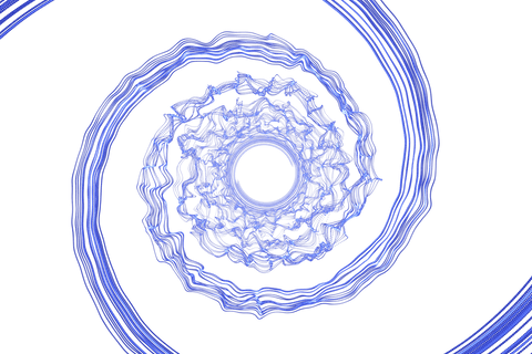 abstract blue spiral digital pattern on transparent background - Download Free Stock Videos Pikwizard.com