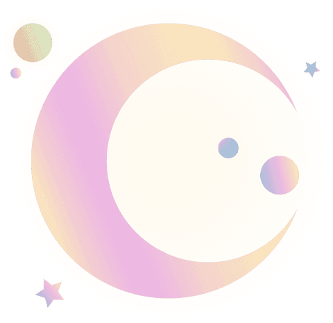 transparent planet with pastel rings and stars in digital art - Download Free Stock Videos Pikwizard.com