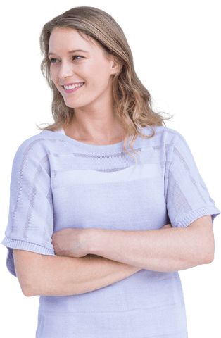 Smiling Woman Standing Transparent Background