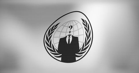Digital Illustration of Anonymous Logo with Globe and Question Mark - Download Free Stock Images Pikwizard.com