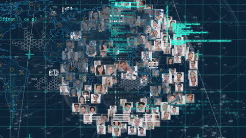 Global Data Network with Diverse Professional Connection Profiles