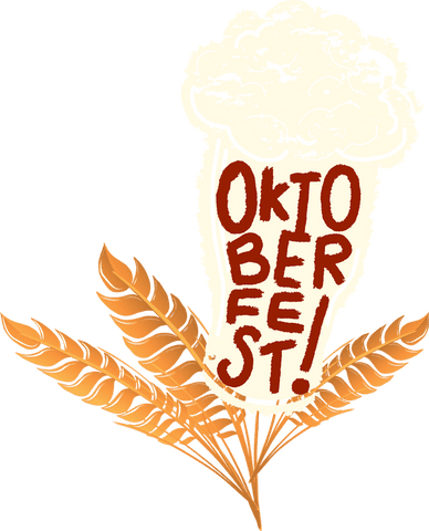 Rustic oktoberfest celebration transparent background