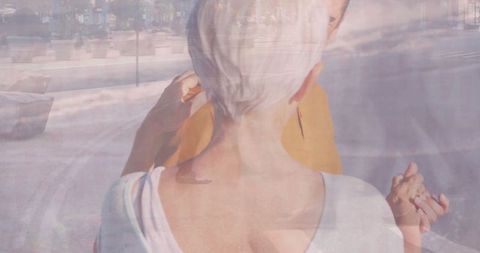 Mother and Daughter Dancing Together on Outdoor Boardwalk