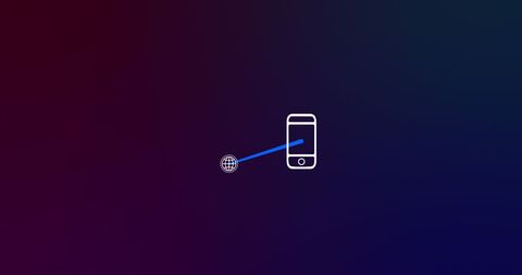 Global Network Connections with Minimalist Smartphone Icon - Download Free Stock Images Pikwizard.com