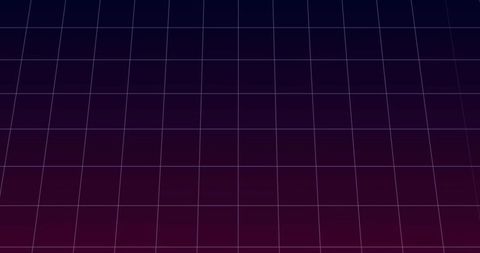 Retro Futuristic Grid on Gradient Background
