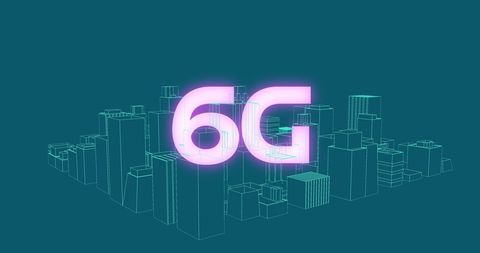 Animated 6G Text Over Futuristic Cityscape - Download Free Stock Images Pikwizard.com