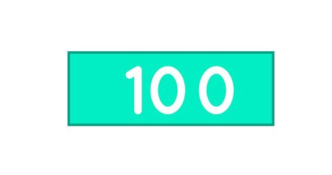 Digital Notification Alert with Number 100 on Green Background - Download Free Stock Images Pikwizard.com
