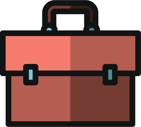Transparent Briefcase Symbol on Transparent Background for Business Use - Download Free Stock Videos Pikwizard.com