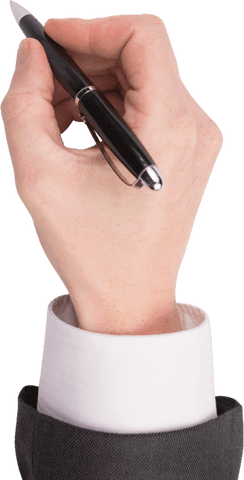 transparent hand holding black fountain pen business writing - Download Free Stock Videos Pikwizard.com