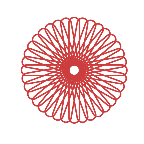 Transparent Red Circular Pattern Design Isolated Decor - Download Free Stock Videos Pikwizard.com