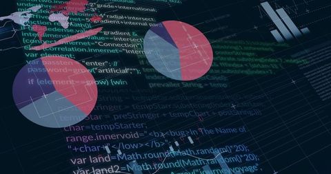 Digital Data Analytics with Interactive Charts and Global Visualization - Download Free Stock Images Pikwizard.com