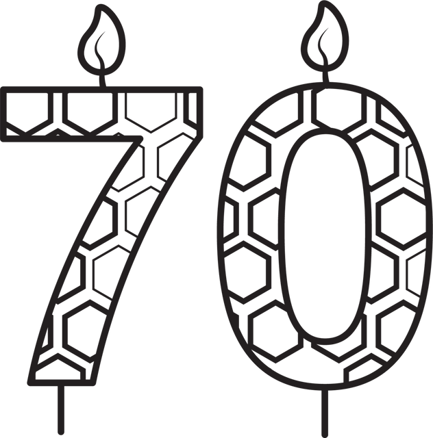 Transparent Black 70th Birthday Candle Isolated Vector Illustration - Download Free Stock Videos Pikwizard.com