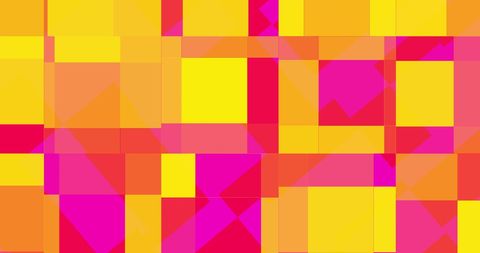 Vibrant digital mosaic with abstract rectangles