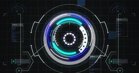 Futuristic Digital Interface Global Data Processing - Download Free Stock Images Pikwizard.com