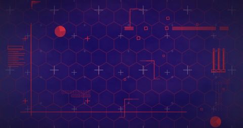 Abstract Geometric Overlay with Hexagonal Technology Design - Download Free Stock Images Pikwizard.com