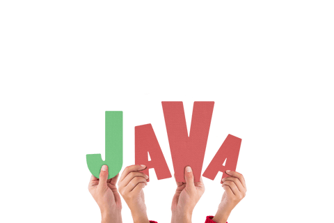 Hands Holding Colorful Transparent Letters Spelling Java - Download Free Stock Videos Pikwizard.com