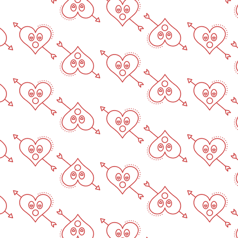 Valentine's Heart with Arrow PNG on Transparent Background - Download Free Stock Videos Pikwizard.com