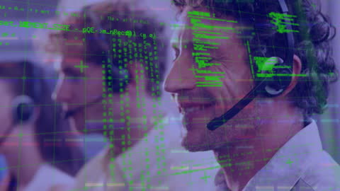 Global Call Center Communication with Digital Data Overlay