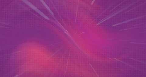 Neon magenta vortex sending radial light streaks over halftone gradient background