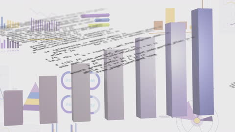 Modern Interface Displaying Statistical Data Analysis