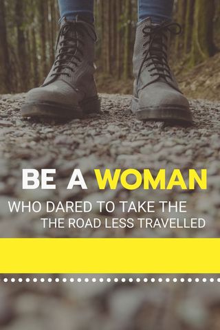 empowering adventure woman's boots on forest trail - Download Free Stock Templates Pikwizard.com