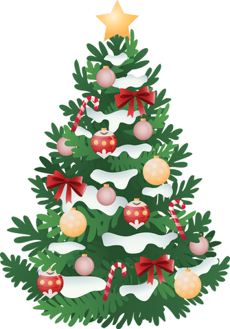 transparent christmas tree with decorations and golden star - Download Free Stock Videos Pikwizard.com