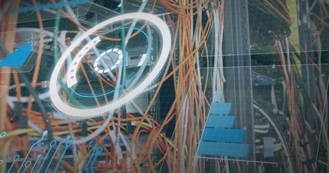 Data Processing Over Network Cables and Digital Interface - Download Free Stock Images Pikwizard.com