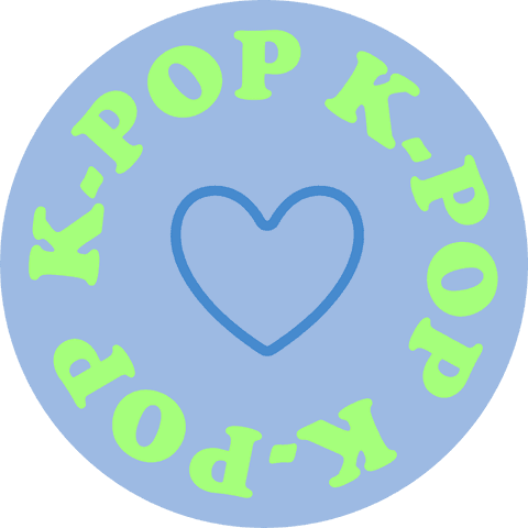 K-POP Transparent Emblem with Stylish Heart and Text - Download Free Stock Videos Pikwizard.com