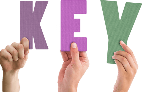 transparent hands holding key text vector illustration - Download Free Stock Videos Pikwizard.com