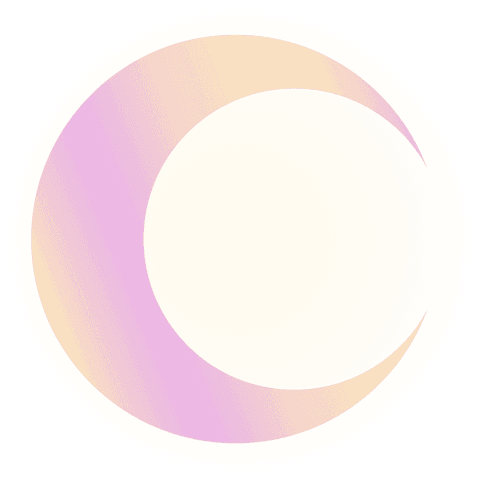 Luminous Pastel Crescent Overlapping Sun on Transparent Background - Download Free Stock Videos Pikwizard.com