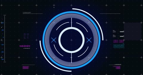Futuristic Digital Display Technology Interface - Download Free Stock Images Pikwizard.com