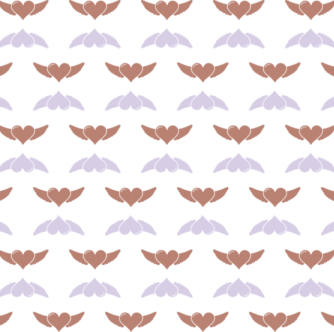Charming Brown and Purple Heart Pattern on Transparent Background - Download Free Stock Videos Pikwizard.com
