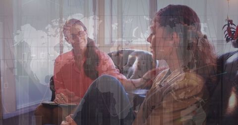 Counselor listening attentively in therapy session