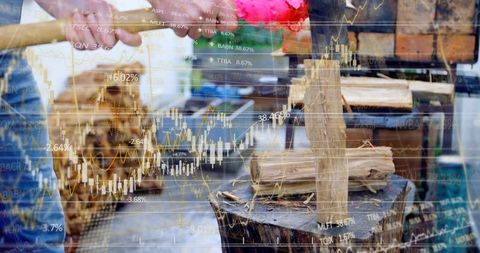 Chopping Firewood with Dynamic Chart Overlay