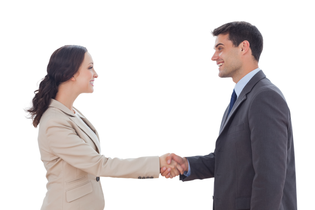 Business Professionals Shaking Hands on Transparent Background - Download Free Stock Videos Pikwizard.com