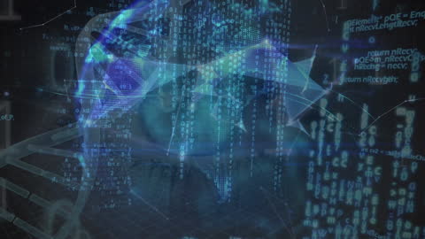 Digital World Overlay with DNA and Data