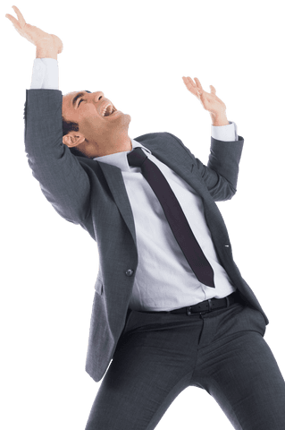 excited businessman transparent customer success illustration - Download Free Stock Videos Pikwizard.com