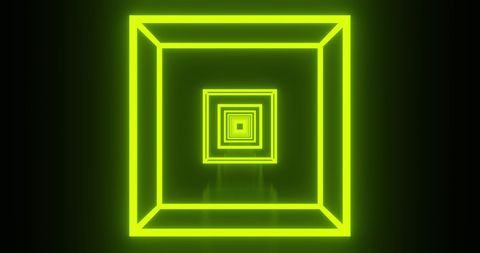 5g innovation concept with glowing green cubes