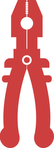 Red Pincers Illustration on Transparent Background for Tool Design - Download Free Stock Videos Pikwizard.com