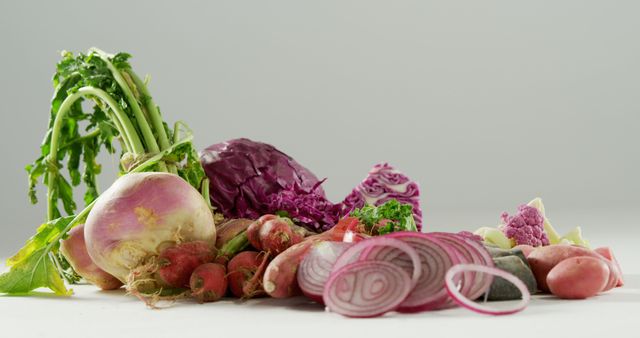 Assorted Fresh Vegetables on White Surface - Download Free Stock Images Pikwizard.com