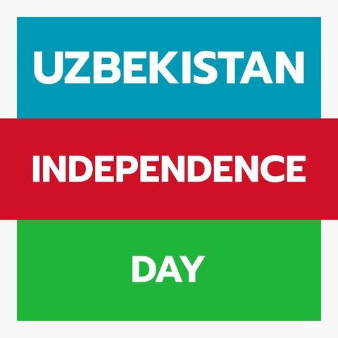 Uzbekistan Independence Day Celebration Banner Design - Download Free Stock Templates Pikwizard.com