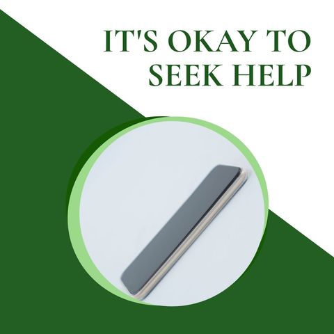encouraging message on mental health with smartphone reminder - Download Free Stock Templates Pikwizard.com