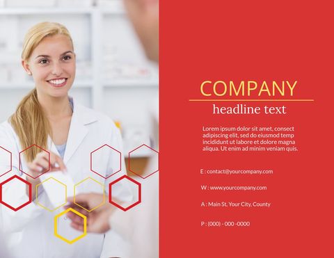 smiling healthcare professional with molecule structure overlay - Download Free Stock Templates Pikwizard.com