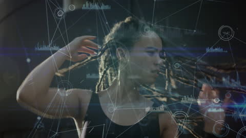 Dynamic VR Experience with Network Connections Overlay