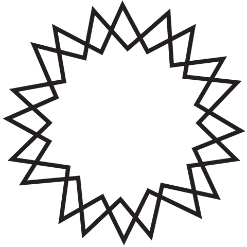 geometric double star design on transparent background - Download Free Stock Videos Pikwizard.com