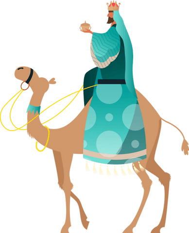 royal king riding camel with golden jar on transparent background - Download Free Stock Videos Pikwizard.com